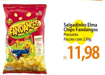 Atacadão Salgadinho Elma Chips Fandangos Presunto Pacote com 230g oferta