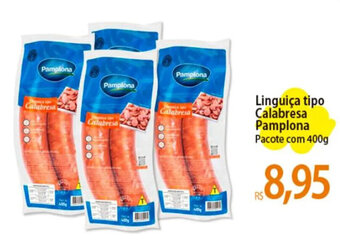 Atacadão Linguiça tipo Calabresa Pamplona Pacote com 400g oferta