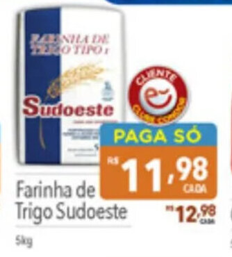 Supermercados Condor Farinha de Trigo Sudoeste 5kg oferta