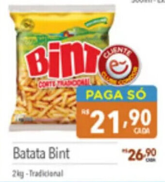 Supermercados Condor Batata Bint 2kg-Tradicional oferta