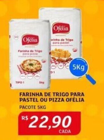 Assaí Atacadista FARINHA DE TRIGO PARA PASTEL OU PIZZA OFÉLIA PACOTE 5KG oferta
