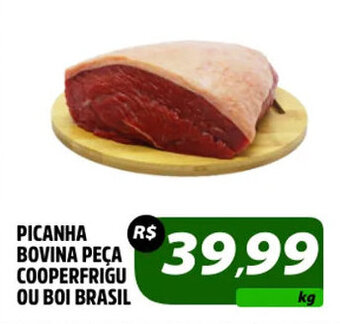 PICANHA BOVINA PEÇA COOPERFRIGU OU BOI BRASIL