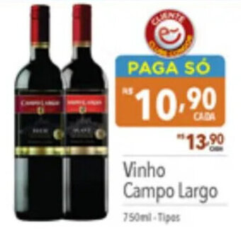 Supermercados Condor Vinho Campo Largo 750ml-Tipos oferta