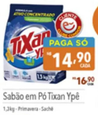 Supermercados Condor Sabão em Pó Tixan Ypê 1,3kg-Primavera-Sache oferta