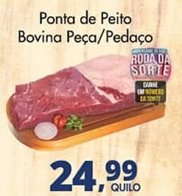Delta Supermercados Ponta de Peito Bovina Peça/Pedaço oferta