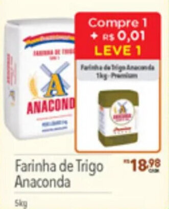 Supermercados Condor Farinha de Trigo Anaconda 5kg oferta