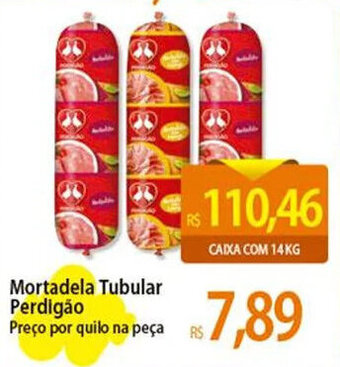 Atacadão Mortadela Tubular Perdigão Preço por quilo na peça oferta