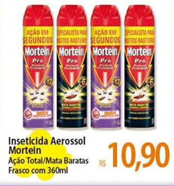 Atacadão Inseticida Aerossol Mortein Ação Total/Mata Baratas Frasco com 360ml oferta