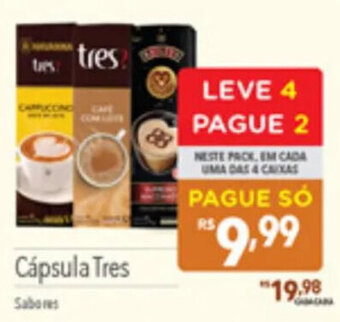 Supermercados Condor Cápsula Tres sabores oferta