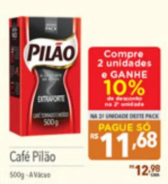Supermercados Condor Café Pilão 500g oferta