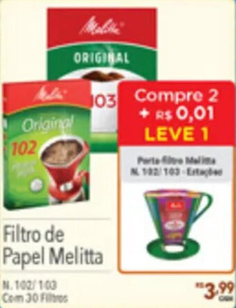 Supermercados Condor Filtro de Papel Melitta oferta