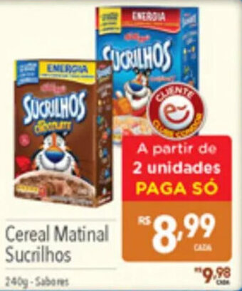 Supermercados Condor Cereal Matinal Sucrilhos 240g oferta