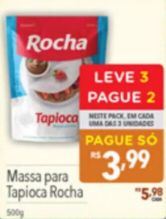 Supermercados Condor Massa para Tapioca Rocha 500g oferta