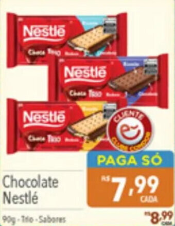 Supermercados Condor Chocolate Nestlé 90g-trio-Sabores oferta