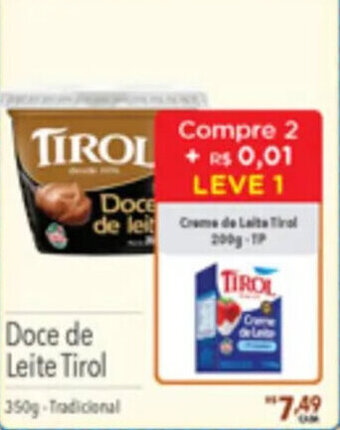 Supermercados Condor Doce de Leite Tirol 350g oferta