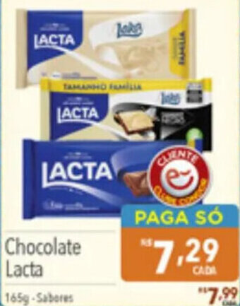 Supermercados Condor Chocolate Lacta 165g-Sabores oferta