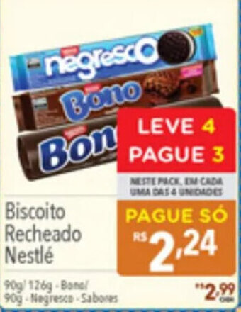 Supermercados Condor Biscoito Recheado Nestlé oferta