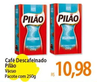 Atacadão Café Descafeinado Pilão Vácuo Pacote com 250g oferta