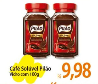 Atacadão Café Solúvel Pilão Vidro com 100g oferta