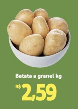 Extra Supermercado Batata a granel kg oferta