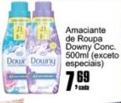 Higa's Supermercado Amaciante de Roupa Downy Conc. 500ml oferta