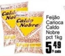 Feijao Carioca Caldo Nobre 1kg