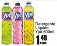 Higa's Supermercado Detergente Liquido Ype 500ml oferta