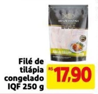 Extra Supermercado Filé de tilápia Congelado IQF 250 g oferta