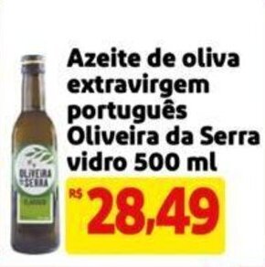 Azeite de oliva extravirgem português Oliveira da Serra vidro 500 ml