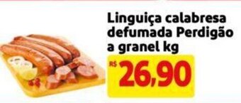 Extra Supermercado Linguiça calabresa defumada Perdigão a granel kg oferta