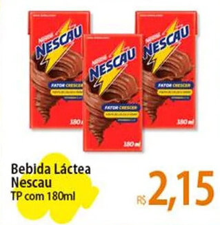 Atacadão Bebida Láctea Nescau TP com 180ml oferta