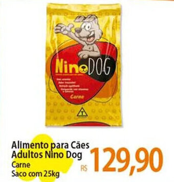 Alimento para Cães Adultos Nino Dog Carne Saco com 25kg