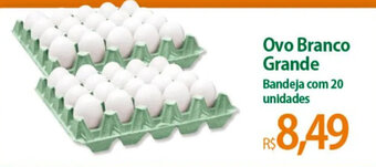 Atacadão Ovo Branco Grande Bandeja com 20 unidades oferta