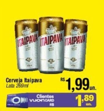 Fort Atacadista Cerveja Itaipava Lata 269ml oferta