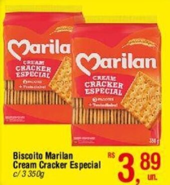 Fort Atacadista Biscoito Marilan Cream Cracker Especial c/3350g oferta