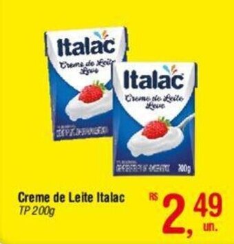 Fort Atacadista Creme de Leite Italac TP 200g oferta