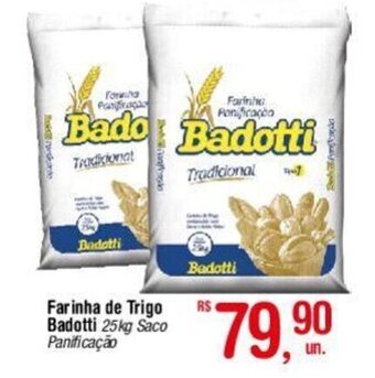 Fort Atacadista Farinha de Trigo Badotti 25kg Saco Panificação oferta