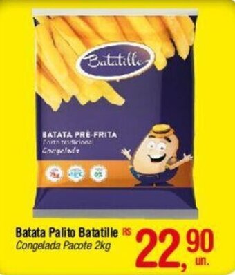 Fort Atacadista Batata Palito Batatille Congelada Pacote 2kg oferta