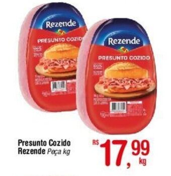 Fort Atacadista Presunto Cozido Rezende Peça kg oferta
