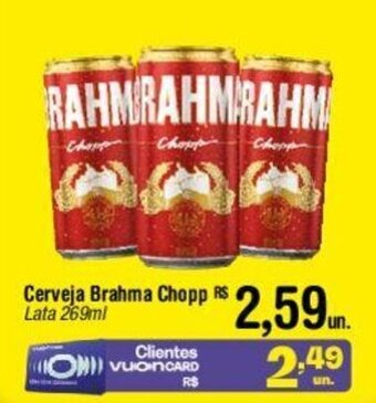 Fort Atacadista Cerveja Brahma Chopp Lata 269ml oferta