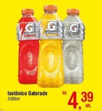 Fort Atacadista Isotônico Gatorade 500ml oferta