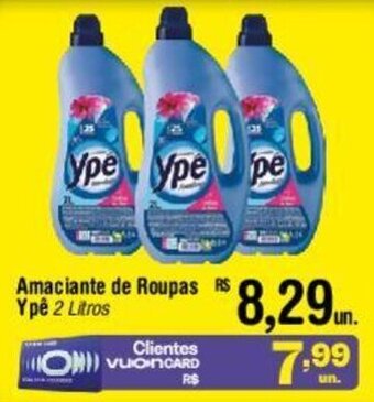 Fort Atacadista Amaciante de Roupas Ypê 2 Litros oferta