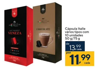 Coop Cápsula Italle vários tipos com 10 unidades 50g/75g oferta