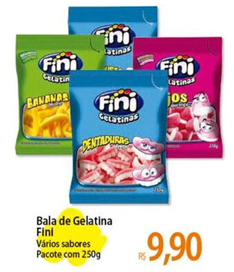 Atacadão Bala de Gelatina Fini Vários sabores Pacote com 250g oferta