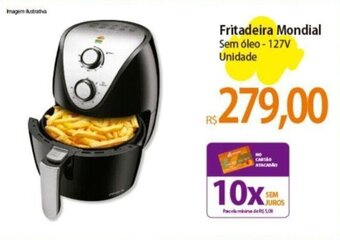 Atacadão Fritadeira Mondial Sem óleo - 127V Unidade oferta