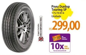 Atacadão Pneu Dunlop Touring SP 175/70 R14 oferta