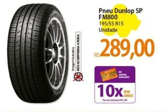 Atacadão Pneu Dunlop SP FM800 195/55 R15 oferta