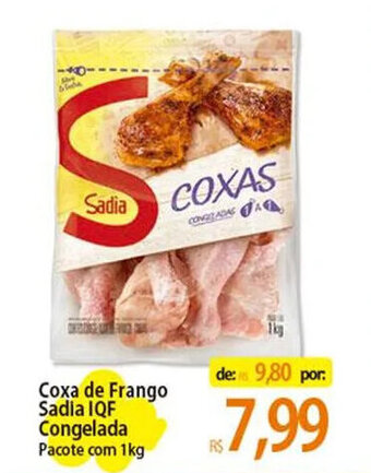 Atacadão Coxa de Frango Sadia IQF Congelada Pacote com 1kg oferta