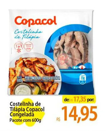 Atacadão Costelinha de Tilápia Copacol Congeladá Pacote com 600g oferta