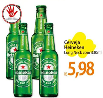 Atacadão Cerveja Heineken Long Neck com 330ml oferta